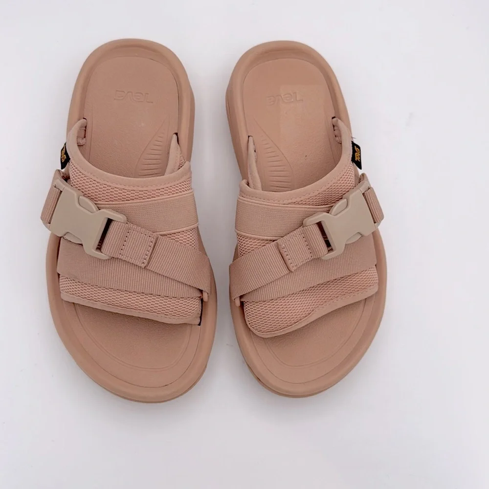 Teva - women’s‎ Hurricane Verge slide sandals slip on open toe shoes nude SZ 6